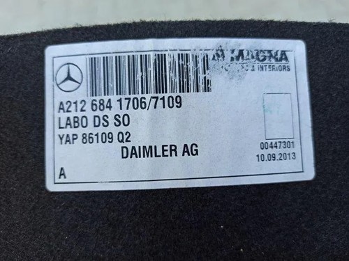 Mercedes benz w212 boot - mercedes-benz,