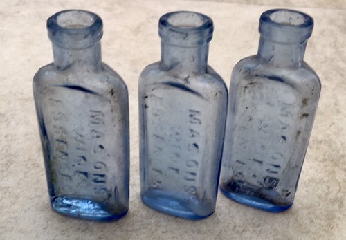 Victorian clear blue glass - victorian,