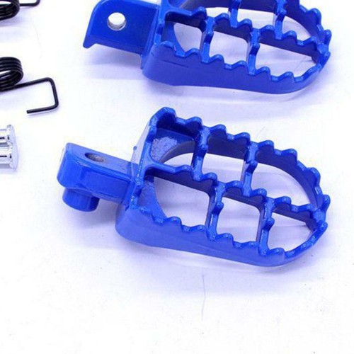 8mm blue motorcycle foot - blue,