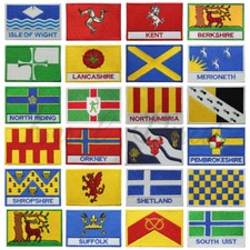 National County Flags Patches