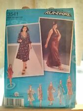 Simplicity Project Runway 3541 Sewing Pattern - Ladies Dresses 26W to 32W