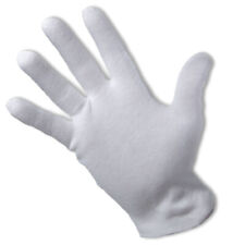 100% COTTON WHITE GLOVES  Sizes - S,M L & XL   Moisturising Eczema Butler Beauty