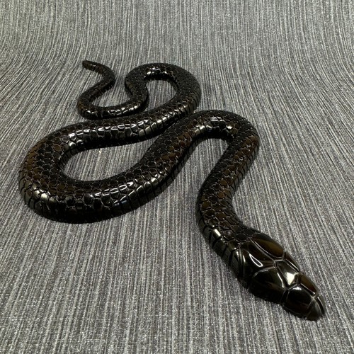 Snake black handmade art - handmade,