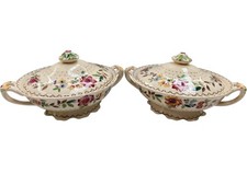 Mason's Patent Ironstone China Arbor Tureens Floral Design Collectible Set