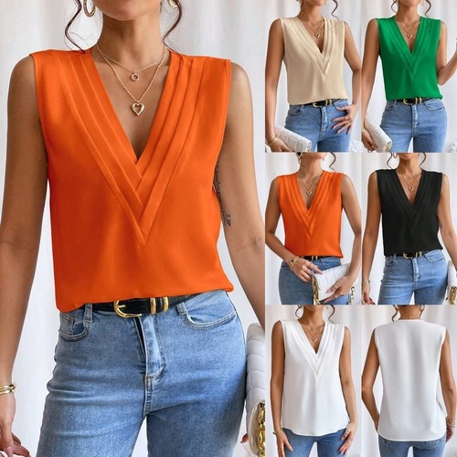Ladies loose cami tank vest - loose,