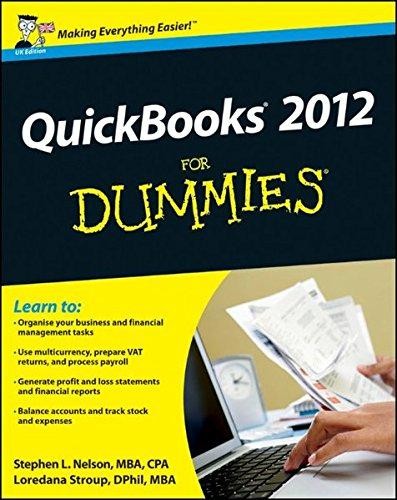 Quickbooks 2012 for dummies - quickbooks,