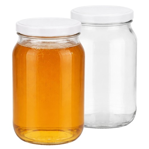 Glass jars 900ml with lid - 900ml,