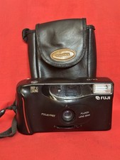 Fuji DL-25N Vintage 35mm Film Point and Shoot Camera Black - Tested & Working