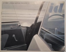 CITROEN ID19 orig 1965 French Mkt Sales Brochure Depliant - ID 19