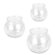 Plastic Fish Bowls Round Clear