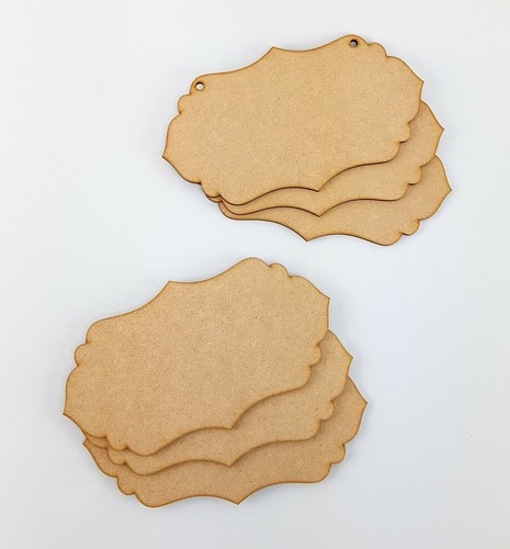 Mdf wooden vintage sign - mdf,