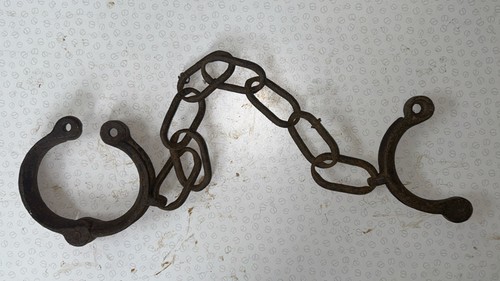 Legirons not handcuffs - not,