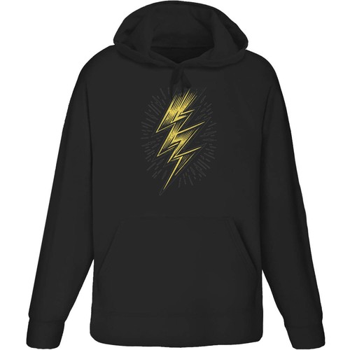 Lightning bolt adult hoodie - 'lightning, bolt'