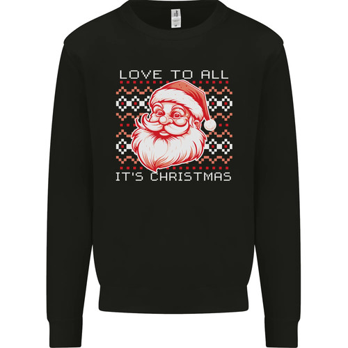 Santa love all funny - love,