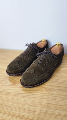 Grenson archie brogue khaki - brogue,