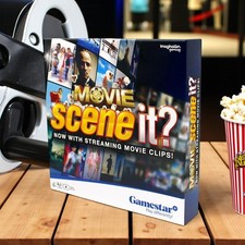 Family Board Game Movie Scene It? Interactive Streaming Movie Clips Trivia Gift