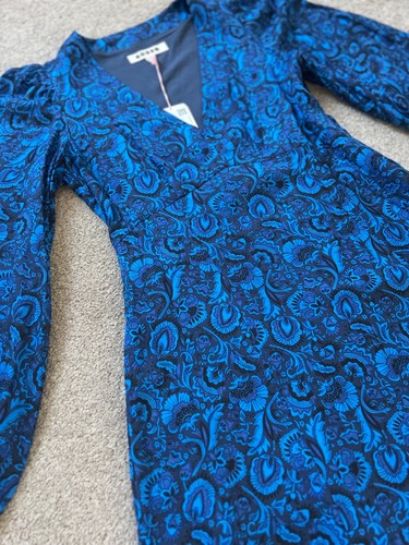 Boden blue patterned maxi - boden,