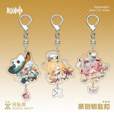 Genshin Impact Escoffier Varesa Ifa Keychain Keyring Pendant