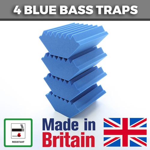 Blue acoustic foam - 4, bass