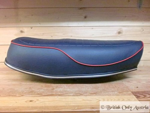 Triumph bench seat silver - triumph.,