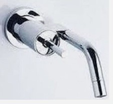 Jacuzzi Tube Wall Mounted Monobloc Basin Mixer chrome RRP £280