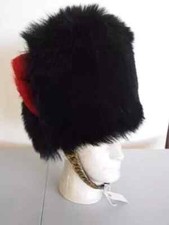 New British Black Bearskin Hat
