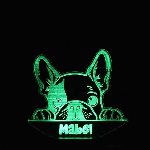 Dog night light personalised - dog,