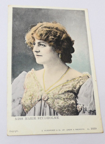 Miss marie studholme - studholme, early
