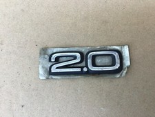 Vauxhall 2.0 rear badge poss. Cavalier mk1 ? New but scratched