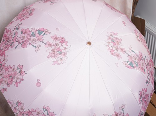 Gorgeous vintage rib floral - 16-rib,