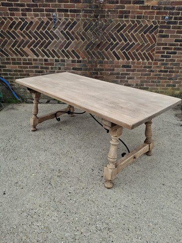 Antique spanish walnut dining - spanish,