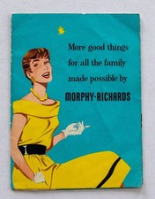 Morphy Richards, household electricals, vintage leaflet, c1950s