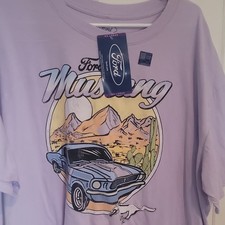 Ford Mustang Lavender Graphic