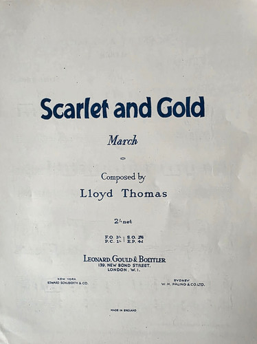 Lloyd thomas scarlet and - scarlet,
