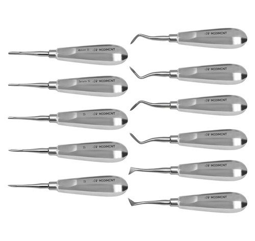 German dental elevators - elevators, set