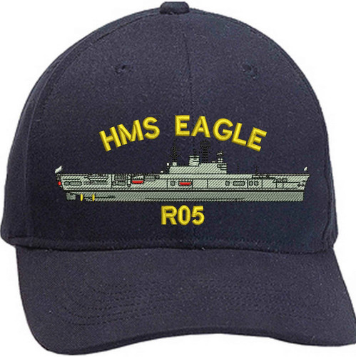 Hms eagle embroidered baseball - eagle,