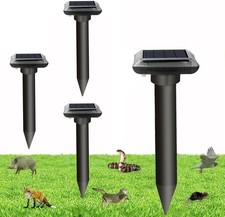 4pcsSolar Mole Repellent