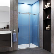 Bathroom frameless sliding - bathroom,