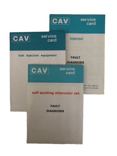 Cav injector fuel - cav,
