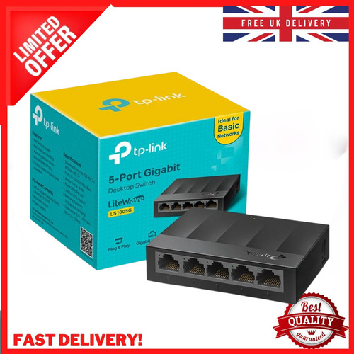 Port link gigabit - 5, fast