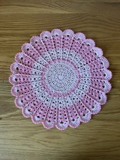 New Pink Doily Mat