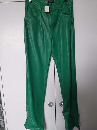 Zara green pleather - green,