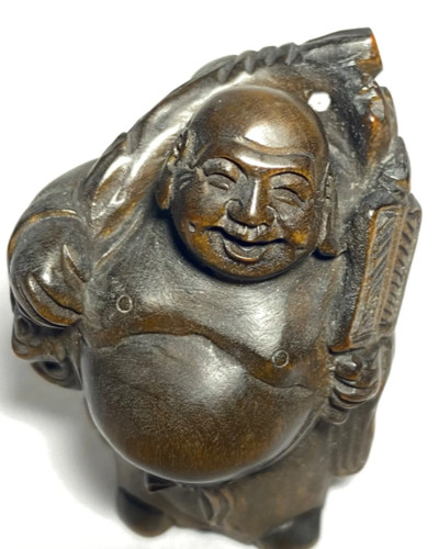 Netsuke antique hotei - hotei,