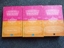 Marcel Proust In Search Of Lost Time Vols 1-3 Paperback  Vintage Books London