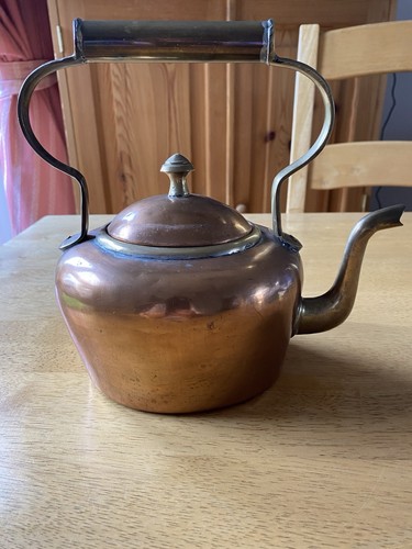 Retro brass teapot - retro,