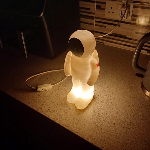 Astronaut night light space - night, light,