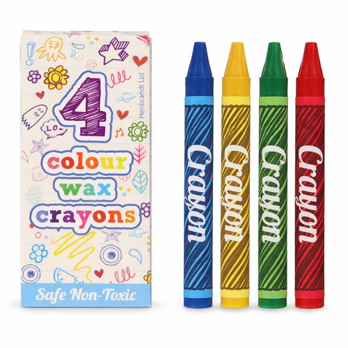 Wax crayons set colours - of, 4