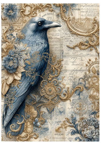 Blue gold victorian - &,