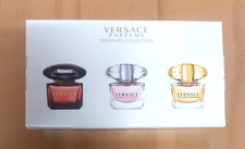 Versace Womens Mini Trio Perfume Gift Set Bright Crystal Noir Yellow Diamond Her