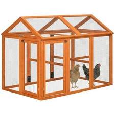 PawHut Chicken Run, Wooden